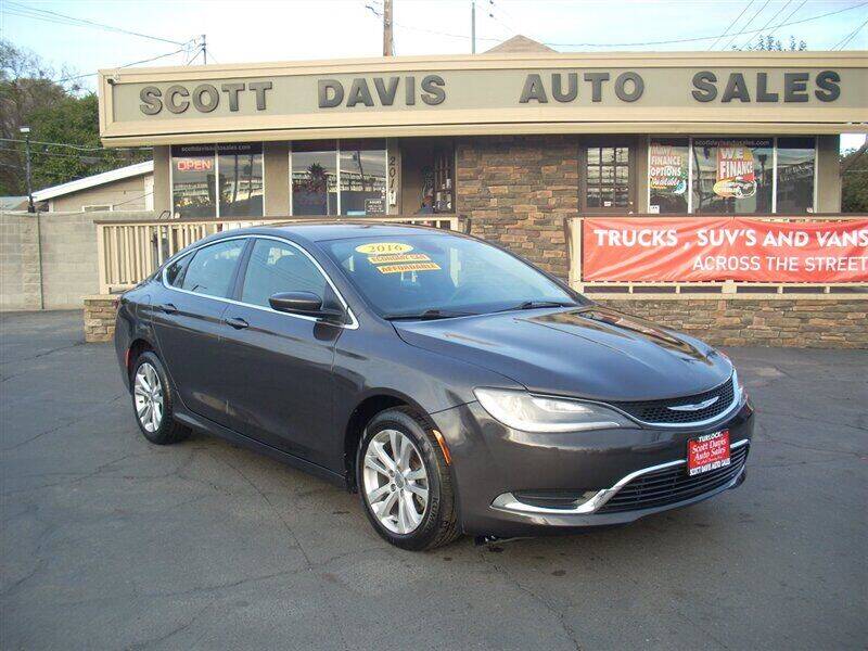 2016 Chrysler 200 for sale at Scott Davis Auto Sales in Turlock CA