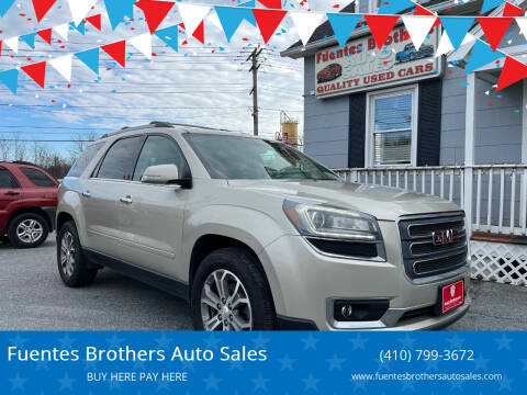 2016 GMC Acadia for sale at Fuentes Brothers Auto Sales in Jessup MD