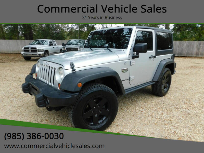 2012 Jeep Wrangler for sale at Commercial Vehicle Sales in Ponchatoula LA