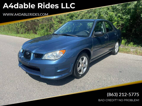 2007 Subaru Impreza for sale at A4dable Rides LLC in Haines City FL