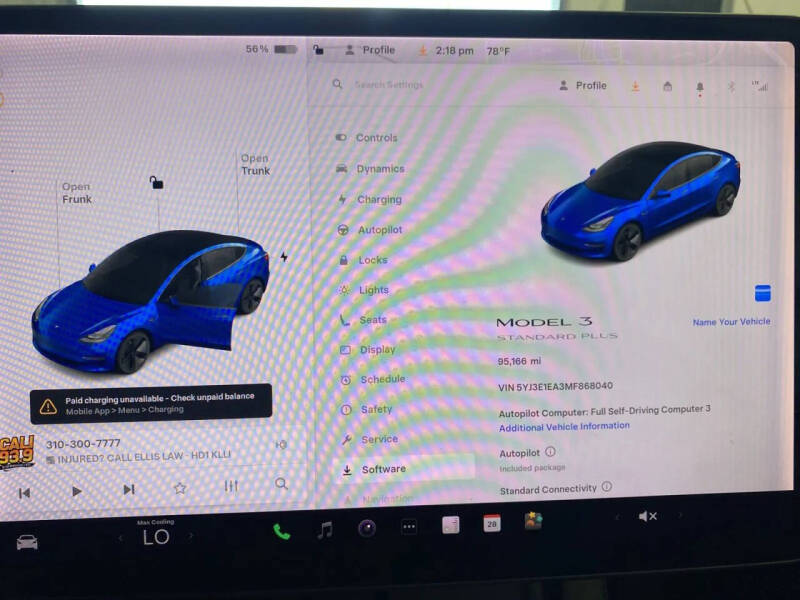 2021 Tesla Model 3 Standard Range Plus