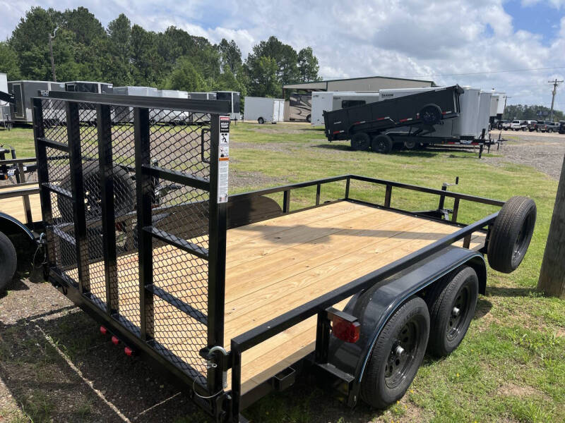 2026 Top Hat 12x77 Tandem Utility Trailer