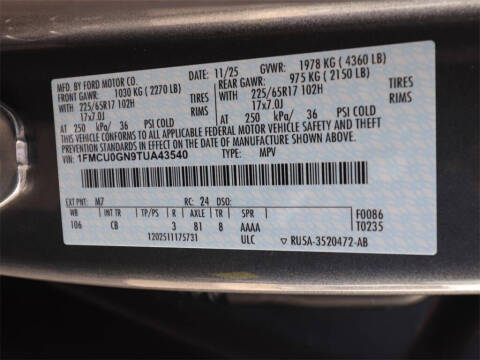 2026 Ford Escape Active