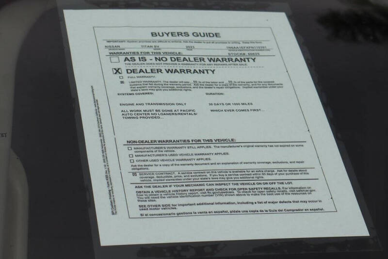 2023 Nissan Titan SV