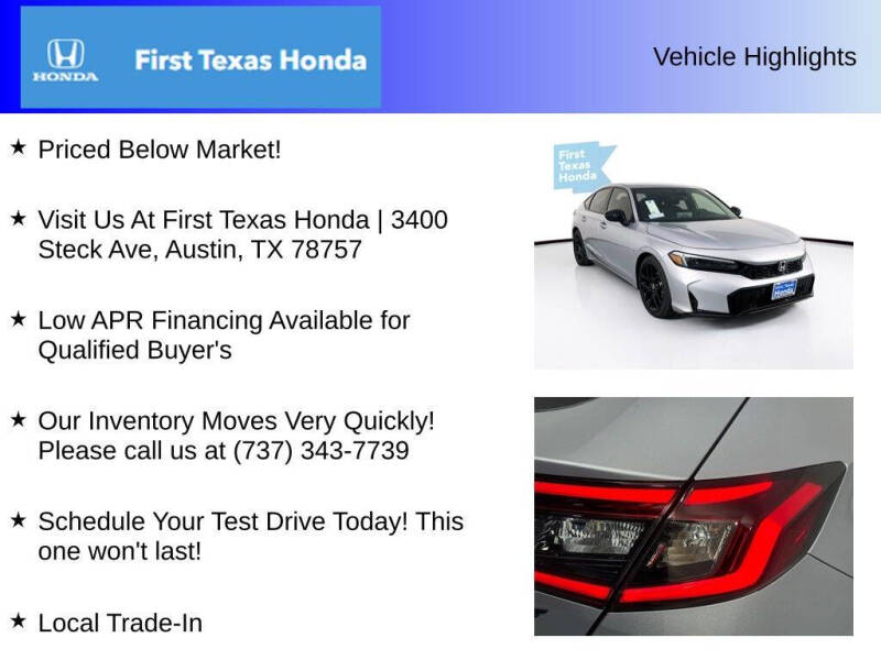 2026 Honda Civic Sport