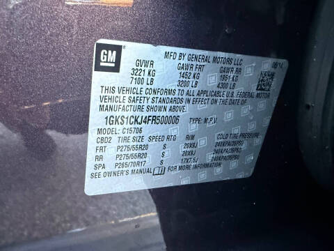 2015 GMC Yukon Denali