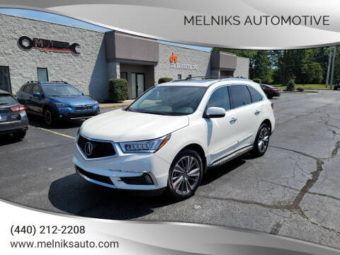 2017 Acura MDX for sale at Melniks Automotive in Berea OH