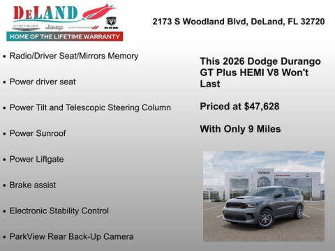 2026 Dodge Durango GT HEMI Plus