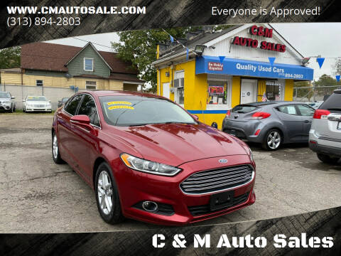 2014 Ford Fusion for sale at C & M Auto Sales in Detroit MI
