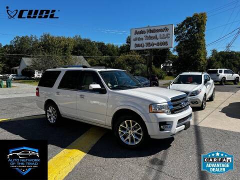 2017 Ford Expedition for sale at Auto Network of the Triad in Walkertown NC