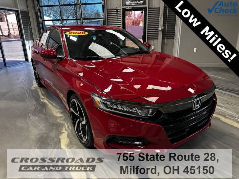 2020 Honda Accord for sale at Crossroads Car and Truck - Crossroads Car & Truck - Milford in Milford OH