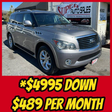 2013 Infiniti QX56 for sale at Super Auto Sales Modesto in Modesto CA