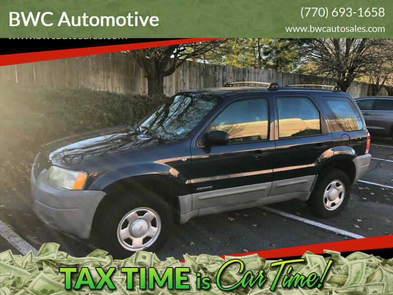 2002 Ford Escape for sale at BWC Automotive in Kennesaw GA