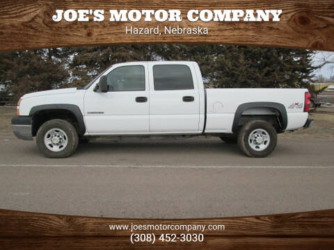 2005 Chevrolet Silverado 2500HD for sale at Joe's Motor Company in Hazard NE