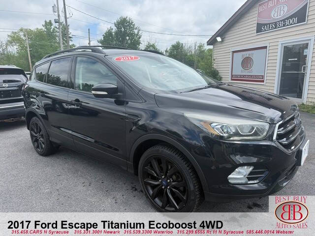 Black 2017 Ford Escape Titanium AWD Titanium 4dr SUV 1