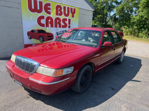 2001 Mercury Grand Marquis for sale at Right Price Auto Sales in Murfreesboro TN