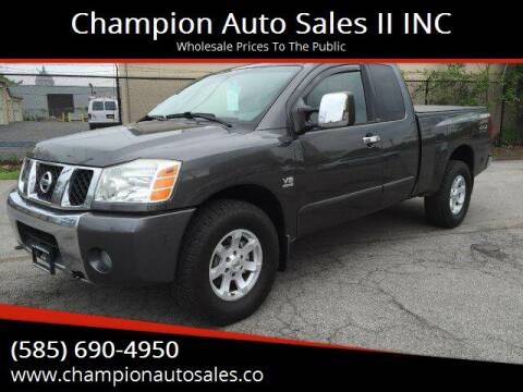 2004 Nissan Titan for sale at Champion Auto Sales II INC in Rochester NY