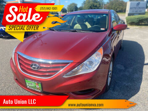 2012 Hyundai Sonata for sale at Auto Union LLC in Virginia Beach VA