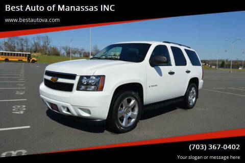 2008 Chevrolet Tahoe for sale at Best Auto of Manassas INC in Manassas VA