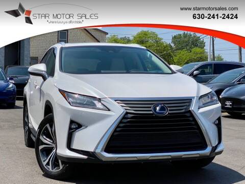 2018 Lexus RX 450h for sale at Star Motor Sales in Downers Grove IL