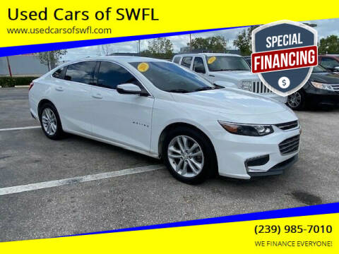 2018 Chevrolet Malibu for sale at Used Cars of SWFL in Fort Myers FL