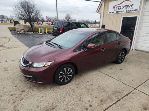 2013 Honda Civic for sale at Exclusive Automotive in West Chester OH