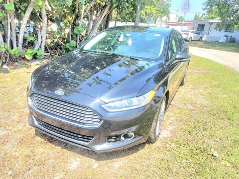 2015 Ford Fusion for sale at A Group Auto Brokers LLc in Opa-Locka FL