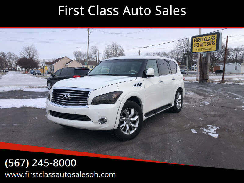 2014 Infiniti QX80 for sale at First Class Auto Sales in Fostoria OH