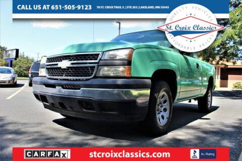 2006 Chevrolet Silverado 1500 for sale at St. Croix Classics in Lakeland MN