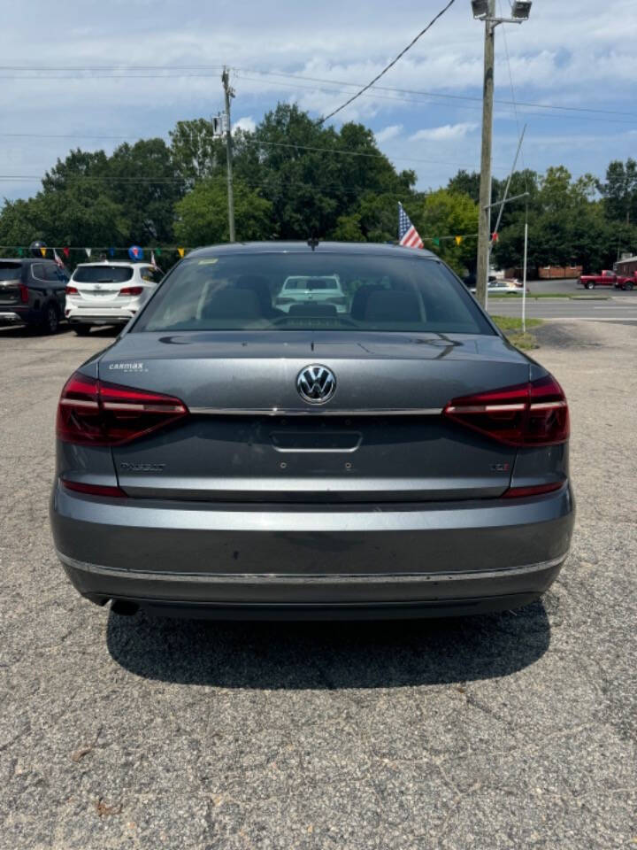 2017 Volkswagen Passat for sale at Joes Blvd Auto Sales in Hopewell, VA