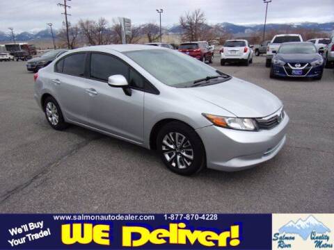 2012 Honda Civic for sale at QUALITY MOTORS in Salmon ID