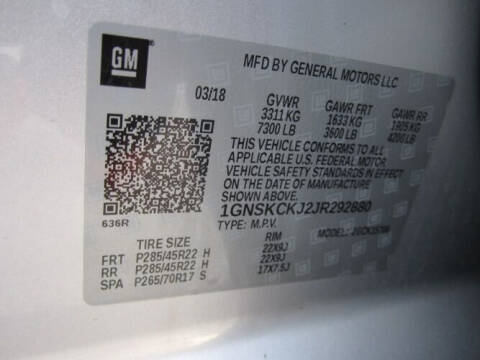 2018 Chevrolet Tahoe Premier