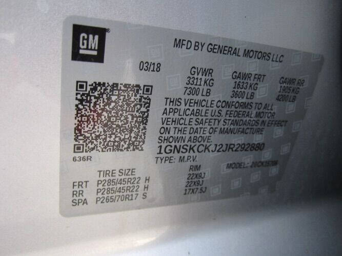 2018 Chevrolet Tahoe Premier