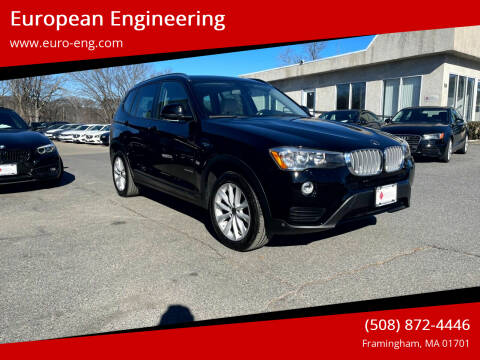 2016 BMW X3 for sale at European Engineering in Framingham MA
