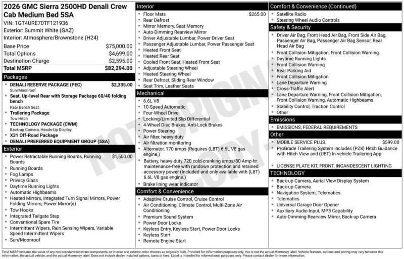 2026 GMC Sierra 2500HD