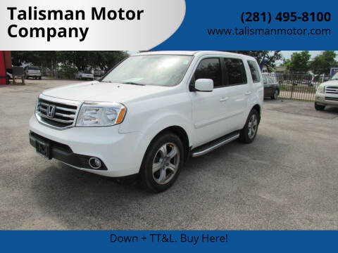 2015 Honda Pilot for sale at Talisman Motor Company in Houston TX
