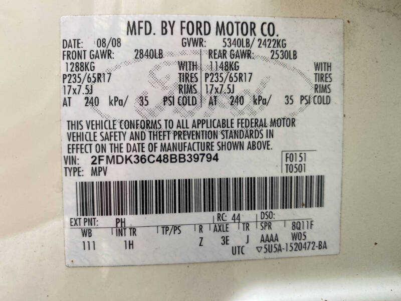 2008 Ford Edge SE