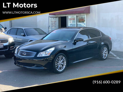 2007 Infiniti G35 for sale at LT Motors in Rancho Cordova CA