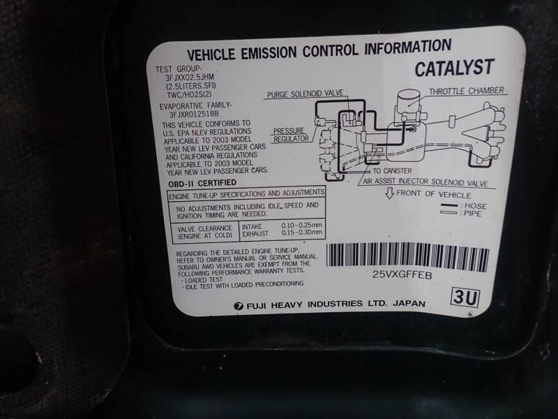 2003 Subaru Forester XS