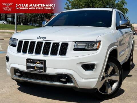 2015 Jeep Grand Cherokee for sale at European Motors Inc in Plano TX