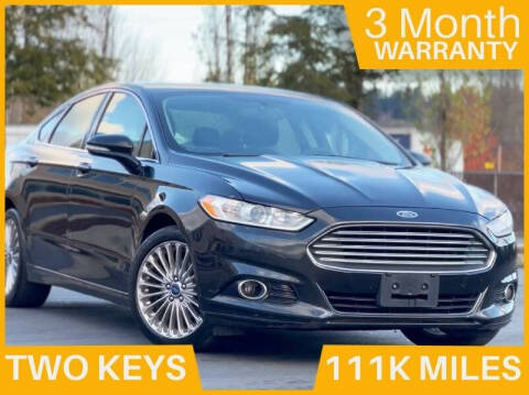 2013 Ford Fusion for sale at MJ SEATTLE AUTO SALES INC in Kent WA