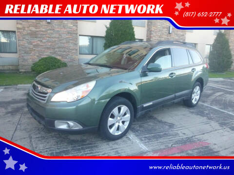 2010 Subaru Outback for sale at RELIABLE AUTO NETWORK in Arlington TX