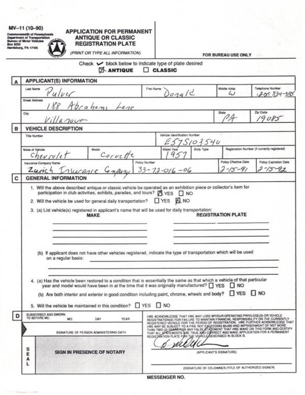 1957 Chevrolet Corvette