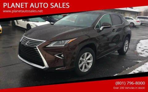 2016 Lexus RX 350 for sale at PLANET AUTO SALES in Lindon UT