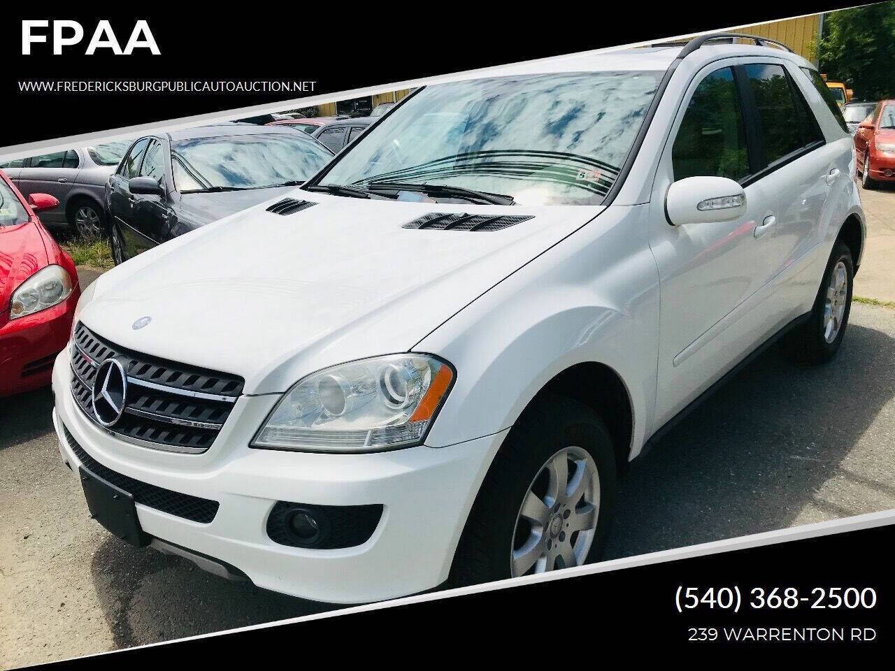 White 2007 Mercedes-Benz M-Class ML 350 AWD ML 350 4MATIC 4dr SUV 1