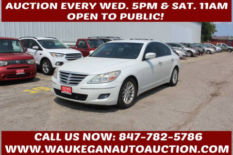 2009 Hyundai Genesis for sale at Waukegan Auto Auction in Waukegan IL