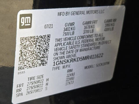 2021 Chevrolet Tahoe RST