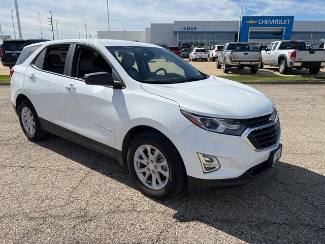 Used 2021 Chevrolet Equinox LS with VIN 3GNAXHEV3MS164805 for sale in Bloomington, IL