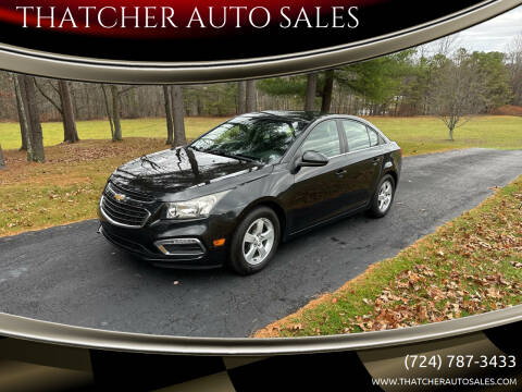 2016 Chevrolet Cruze Limited for sale at THATCHER AUTO SALES in Export PA