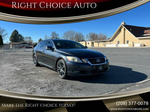 2008 Lexus GS 460 for sale at Right Choice Auto in Boise ID